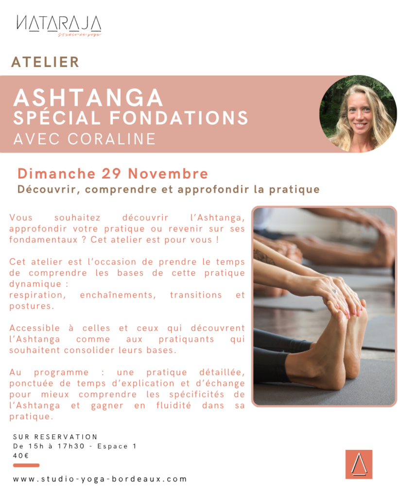 atelier Ashtanga pour les débutants à bordeaux